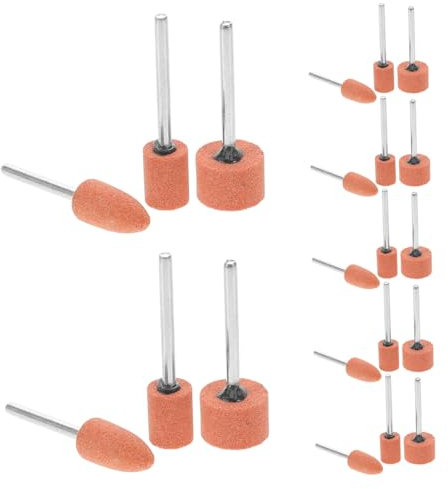 BELLIFFY 45pcs Versatile Grinding Wheel Drill Sanding Bits Electric Grinder Attachments Precision Sharpening Stones for Lawn Mower Jade