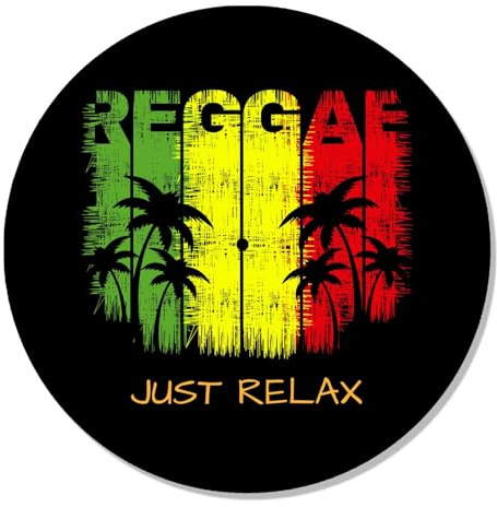 Reggae Just Relax DJ Slipmatta - Rasta Bob Marley Technics skivspelare vinyl