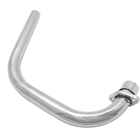 ZAPORA Moto Échappement Moyen Lien Tuyau sans Lacet Adaptateur D'échappement Vintage Rétro Connecteur pour CG125/WY125 CG150 système
