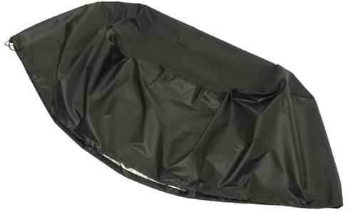 BESTonZON Copertura Barbecue Rotonda e Antivento Telo Protettivo Leggero per Grill Esterni Resistente Uv con Cuciture Rinforzate e Adatta Bbq e Bracieri Outdoor