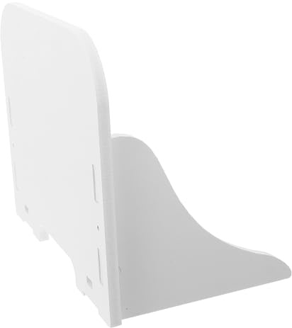 BUGUUYO Wall Mounted Router Holder Shelf Projector Storage Rack with Safety Rail Easy Install No Drill Screw Mount Stable Design for Bedroom Wall Units and