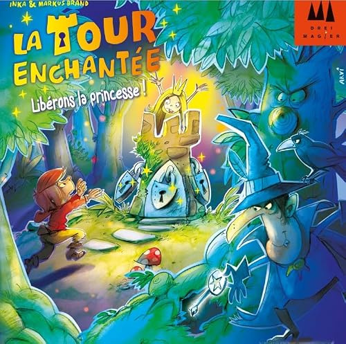 Schmidt Spiele 88943 Tour Enchantée, Jeux de Société Famille & Junior, Marque DREI Magier