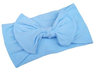 Mjuk nylon baby hårband hårrosetter mjuka elastiska pannband för spädbarn småbarn flerfärgade nyfödda mjuka pannband