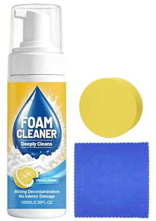 Spray Detergente Schiumogeno, 100 Millilitri Spray Per La Rimozione Di Muffa E Macchie, Pulitore multifunzionale a schiuma, per WC, tappezzeria, scantinati, auto, bagno, doccia, cucina e piani di lavo