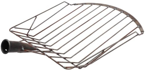 TEHAUX Pala de Hierro para Granja Paleta de Jardinería para Recoger Maíz, Plata, Hierro, Ligera y Portátil, para Plantas de Jardín y Macetas, Jardinería Familiar