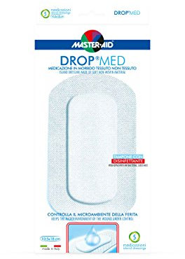 Master Aid Drop Med 10.5 x 18 cm, 5 Pezzi - 1 Prodotto