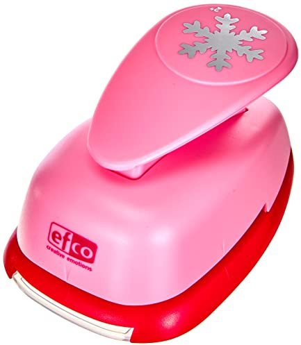 efco Stanzer XL, snöflinga motivstansare, kärna: Metall, rosa, 12,5 x 8 x 7 cm