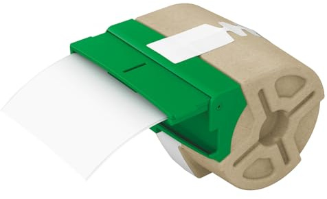 Leitz, Intelligente Endlos-Plastik-Etikettenkartusche, 88 mm Breite, 10 m Länge, Weiß, 70160001