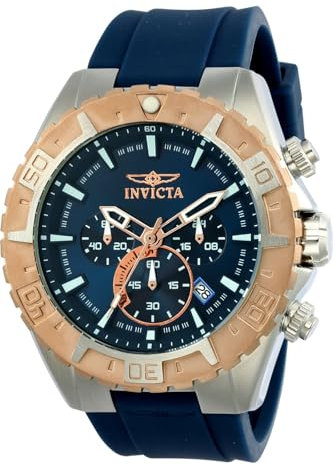 Invicta Aviator Edelstahl Herren Quarzuhrwerk - 49mm
