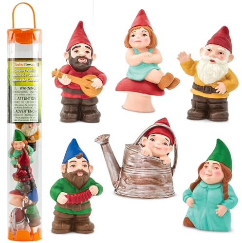 Safari 100071 Designer Toobs Gnome Family Miniature