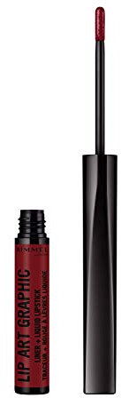 Rimmel london lip art graphic liner&liquid lipstick 810 be free
