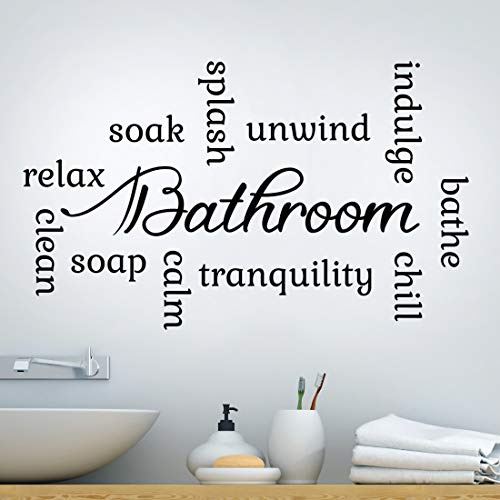 Bagno Wall Art Toilette Immagine Stampe Pareti Stampa Adesivo Citazioni Decorazione Citazioni Divertente Set Poster Accessori Adesivi Segni Decalcomania Opera d'arte Segno Detti Poster Vintage Vinile