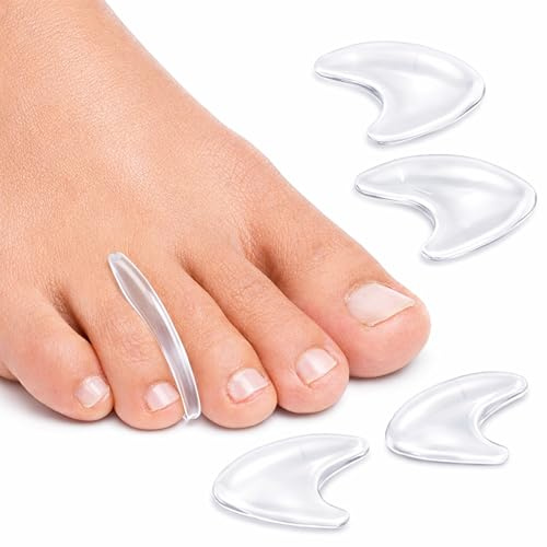 PediGel - Medically Approved Polymer Gel Toe Separator for Overlapping Toes - Universal - 4 Units