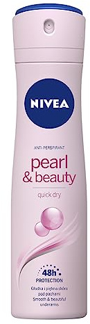 NIVEA Pearl & Beauty Spray Antitraspirante per donne, 150 ml