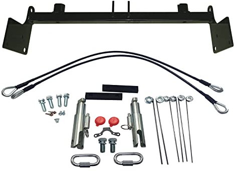 Tow Bar Base Plate Tow Bar Bracket Replace BX1126 for 2007-2018 Wrangler JK JKU with Standard Bumper