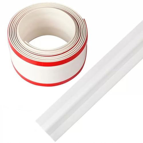 Auto-adhésif Cache-câble Plancher Housse Cordon Sol PVC Passage Floor Cable Cover Cords pour Le Bureau,Le Maison(Color : Blanc, S : 1m)
