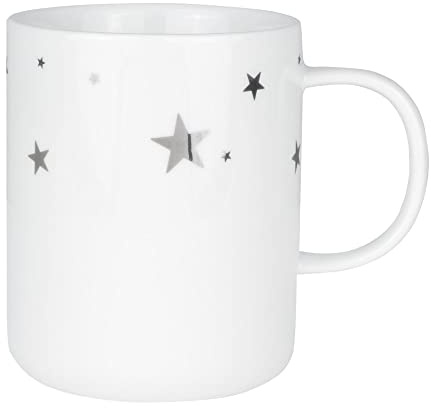 Räder [A] Wintergenuss Tasse Silberstern D:8cm H:10cm