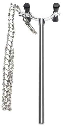 stonylab Lab Chain Clamp Holder, 40-145 mm Holding Size Adjustable Laboratory Glassware Clamp Chain for Beakers, Flasks, Condensers Fixture Lab Accessories