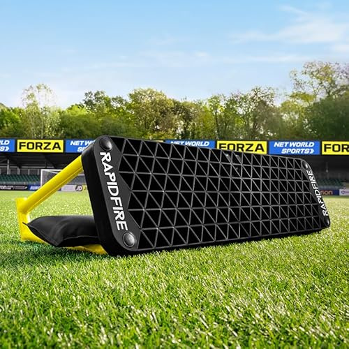 FORZA Wave Rebound Board – Fußball Prellwand mit 4-Winkel-Rebound-System, Tragbarer Rebounder für Ballkontrolle, Passspiel & Reaktionstraining (Standard)