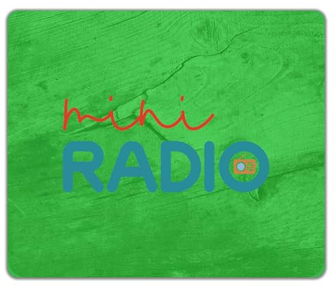 Shopagift Mini Radio Mouse Mat Pad Broadcast Station Broadcasting 24cm x 19cm