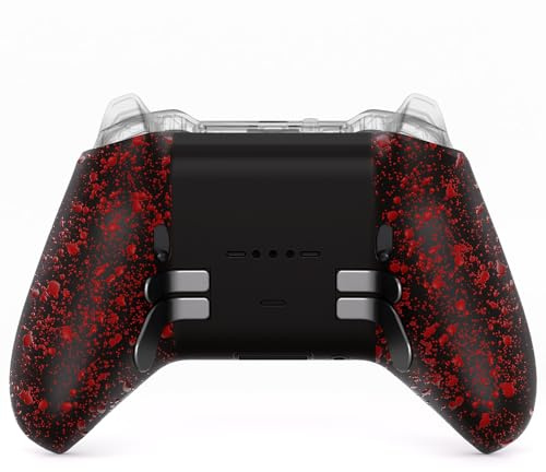 eXtremeRate Coque Manette pour Xbox Elite Series 2, Coque Arrière de Remplacement pour Xbox Elite Series 2 Core Modèle 1797, Pas Controller, Noir Texturé
