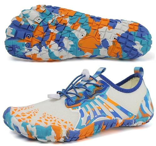 Unisex Zapatos Descalzos Hombre Mujer Zapatos de Agua Hombres Mujeres Barefoot Zapatillas Outdoor Secado Rápido Surf Calzado para Yoga Playa Transpirable Ligero y Antideslizante 37-46EU