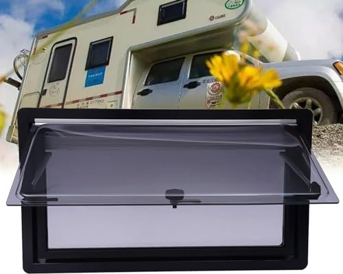 Caravan Window, Hinged Window, Motorhome Window, Rv Folding Window, External Push Window with Integrated Roller Blind and Fly Screen,700 * 550mm