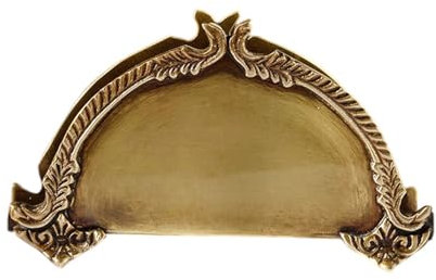 Yingbei Exquisiter floraler Serviettenhalter aus goldenem Messing im europäischen Stil für den Tisch. Vintage-dekorativer Bauernhaus-Papierserviettenhalter für die Arbeitsplatte