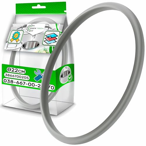 Goma para Olla a Presion Ø 22 cm 038-667-00-205/0 para Fissler | Código Original 3866700205 - Garantía de 5 Años - ONIX TECH