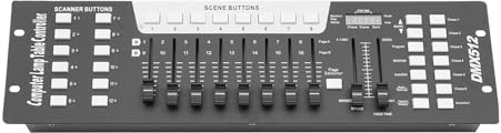 DMX Controller 192 canali DMX512 controllo luce funzionamento automatico funzione di copia dati tra 2 controller mixer luce