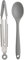 Wiltshire Silicone Mini Kitchen Tongs & Serving Spoon, Set of 2, Cooking Spoon & Serving Tongs, Salad BBQ Tongs Stainless Steel, Heat-Resistant Utensil, Non-Stick, Non-Scratch, Pebble Grey
