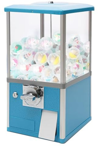 XUXIAO Distributore Automatico di Caramelle e gomme da Masticare, distributore Automatico di Palline da banco, distributore Automatico di premi, per Caramelle e Noci Piccole,Blue
