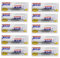 (Set 10 Tubetti) Colla SUPER ASK Istantanea Tubetto da 3ml Cianoacrilato di colla Ottima per Saldare Gomma Cartone Ceramica Plastica Legno Ferro Carta Cuoio Speciale Dispositivo Antiotturazione