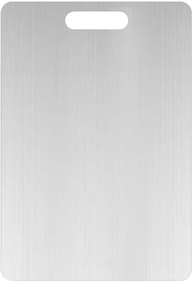 Wezalget Tabla de Cortar de Titanio - Tabla Cocina - Base Antideslizante Gruesa De Dos Lados Para Picar Carne Y Verduras Para Cocinar En Casa O Acampar