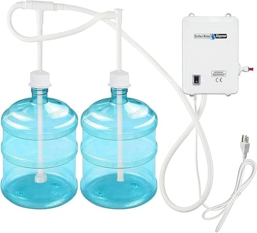 Bottled Water Dispensing Pump System, 6m Water Dispensing System with 220V AC UK Plug, Compatible with Coffee/Tea Machines and Water Dispensers