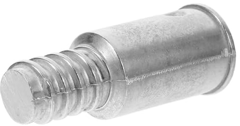 DECORNIJIA Aluminum Alloy Threaded Pole Tip Adapter for Broom Handle Repair Compatible with Straight Rod Telescoping Poles Versatile Connector for Mops Brushes and Cleaning Tools