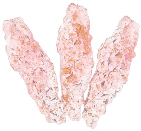 Ipetboom 3 Piezas Soporte para Bolígrafos Transparente con Detalles Pan de Soporte Estable para Brochas de Maquillaje y Pinceles de Uñas Acrílicas Organizador Diseño Artístico Tipo Iceberg