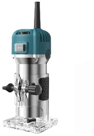 Tondeuse Électrique For Le Travail Du Bois, 6 Vitesses, 800W, 33000 Tr/min, Machine De Découpage, Routeur Sculpture Moteur Puissant Pour Une DéCoupe PréCise