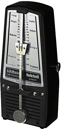 METRONOMO PLASTICO - Wittner (826) (Sistem Taktell) (Junior) (Negro)