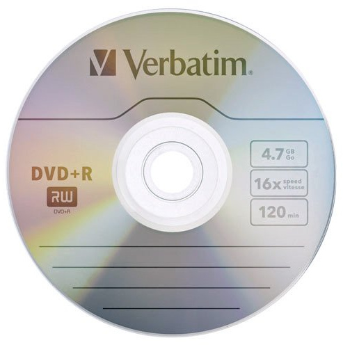 Verbatim 97902 DVD+R 4.7GB, 16X, 10 Pack