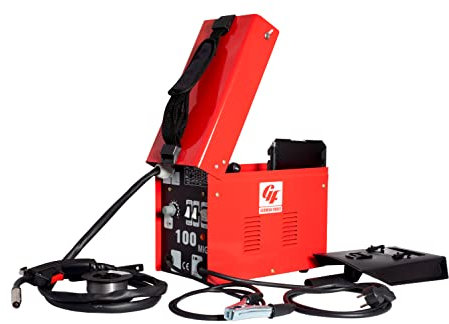 SOLDADOR HILO CONTINUO SIN GAS GERMAN FORCE SOLDADORA VENTILADA MAQUINA DE SOLDAR ACCESORIOS INCLUIDOS MIG 100