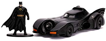 Jada JA31704 1:32 1989 Batmobil mit Druckguss-Figur