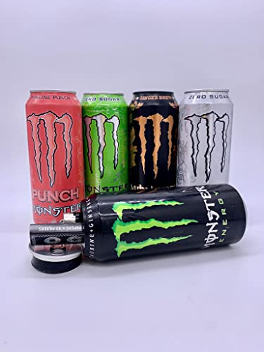 Monster Drink Safe Diversion Cans or Stash Cans valuables hiding Cans Pick any color by Zaam Products