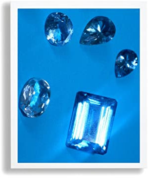 Bilderrahmen Topas A | 37,5x98 cm | Weiß Glanz | Antireflex Kunstglas | Poster Puzzle