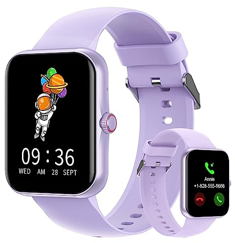 Smart Fitness Tracker Watch for Adults, Sport Smartwatch withHeart Rate Blood Oxygen 37 Exercise Modes Step Counter PhoneCalls Siri Recall App Notifications Music Sleep Monitoring for menwomen