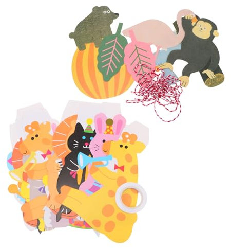 OFFSCH 4 Geburtstagsbanner Babyparty-dekoration -/deckengirlande Papiermaterial Festlich