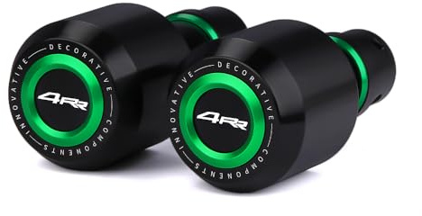 Modeer Sturzschutz Für Ka.wasaki Ninja ZX-4RR 2023- Motorrad Rahmen Slider Antikollisionsschutz Absturzschutz Sturzpads Ninja zx4rr zx 4rr Zubehör (Grün)