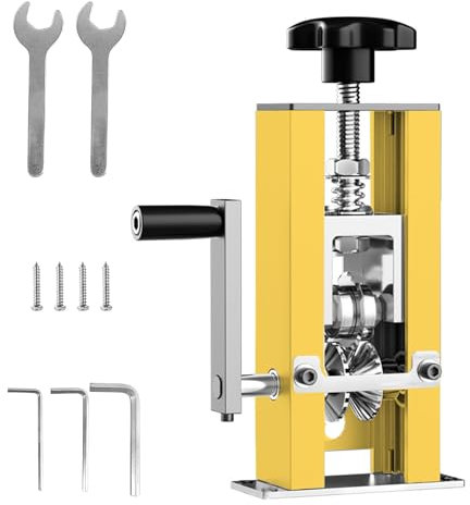 Maquina Pelacables Cobre Automático Manual, 1-25 mm Pela Cables de Electricidad, Cable de 1-25 mm de Diámetro con Manivela, Maquina de Pelar Profesional