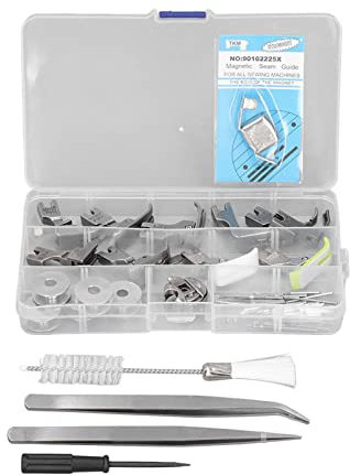 Praktisches Nähfuß-Set aus Edelstahl für Industrielle Nähmaschinen, Einfach zu Bedienen, Ersatz durch Tragbare Box