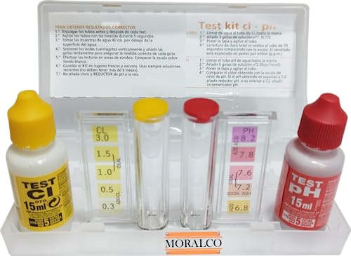 MORALCO pH- und Chlor-Test-Set (Otho/Phenol) (Testset für pH- und Chlor)